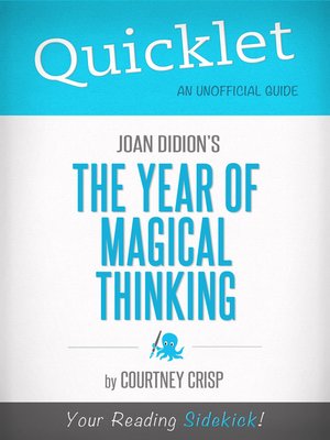 cover image of Quicklet on the Year of Magical Thinking by Joan Didion